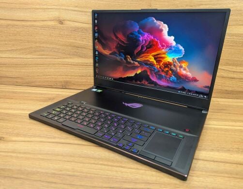 Игровой ноутбук Asus ROG Zephyrus GX701G / 17.3" (1920x1080) IPS / Intel Core i7-9750H (6 (12) ядер по 2.6 - 4.5 GHz) / 16 GB DDR4 / 1000 GB SSD / nVidia GeForce RTX 2070, 8 GB GDDR6, 256-bit / HDMI / Windows 10