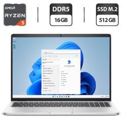 Новий ноутбук Dell Pro 16 Plus / 16" (1920x1080) IPS / AMD Ryzen 5 Pro 230 (6 (12) ядер по 3.5 - 4.9 GHz / 16 GB DDR5 / 512 GB SSD M.2 / AMD Radeon 760M Graphics / WebCam / Windows 11 Pro