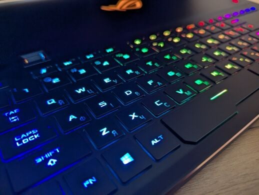 Игровой ноутбук Asus ROG Zephyrus GX701G / 17.3" (1920x1080) IPS / Intel Core i7-9750H (6 (12) ядер по 2.6 - 4.5 GHz) / 16 GB DDR4 / 1000 GB SSD / nVidia GeForce RTX 2070, 8 GB GDDR6, 256-bit / HDMI / Windows 10