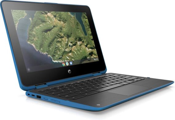 Ультрабук-трансформер HP Chromebook x360 11 G2 EE / 11.6" (1366x768) IPS Touch / Intel Celeron N4100 (4 ядра по 1.1 - 2.4 GHz) / 8 GB DDR4 / 64 GB eMMC / Intel UHD Graphics 600 / WebCam / ChromeOS