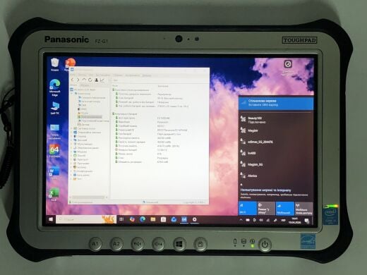Защищенный планшет Panasonic Toughpad FZ-G1 MK2 / 10.1" (1920x1200) IPS Touch / Intel Core i5-4310U (2 (4) ядра по 2.0 - 3.0 GHz) / 8 GB DDR3 / 256 GB SSD / Intel HD Graphics 4400 / WebCam / Win 10 Pro