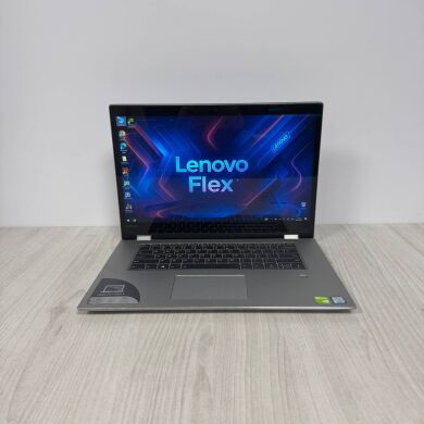 Ноутбук-трансформер Б-класс Lenovo Flex 5-1570 / 15.6" (1920x1080) IPS Touch / Intel Core i5-8250U (4 (8) ядра по 1.6 - 3.4 GHz) / 8 GB DDR4 / 256 GB SSD NVMe / nVidia GeForce MX130, 2 GB GDDR5, 64-bit / WebCam
