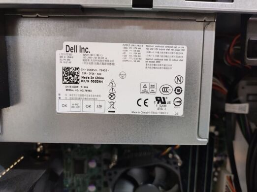 Системный блок Dell OptiPlex 790 Tower / Intel Core i3-2120 (2 (4) ядра по 3.3 GHz) / 8 GB DDR3 / no HDD / Intel HD Graphics 2000 / 265W / DVD-ROM / DisplayPort