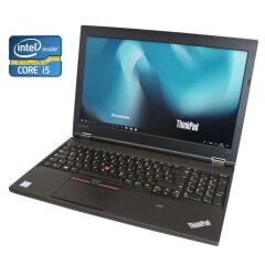 Ноутбук Б-клас Lenovo ThinkPad L570 / 15.6" (1920x1080) TN / Intel Core i5-7200U (2 (4) ядра по 2.5 - 3.1 GHz) / 8 GB DDR4 / 128 GB SSD / Intel HD Graphics 620 / WebCam / DVD-ROM / Win 10 Pro