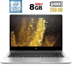 Ультрабук Б-класс HP EliteBook 840 G5 / 14" (1920x1080) IPS / Intel Core i7-8650U (4 (8) ядра по 1.9 - 4.2 GHz) / 8 GB DDR4 / 256 GB SSD M.2 / Intel UHD Graphics 620 / WebCam / Fingerprint / HDMI