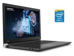 Ноутбук Toshiba Tecra A50-D / 15.6" (1920x1080) IPS / Intel Core i7-7500U (2 (4) ядра по 2.7 - 3.5 GHz) / 8 GB DDR4 / 512 GB SSD / Intel HD Graphics 620 / WebCam / DVD-ROM