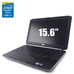 Ноутбук Dell Latitude E5520 / 15.6" (1366х768) TN / Intel Core i3-2310M (2 (4) ядра по 2.1 GHz) / 4 GB DDR3 / 500 GB HDD / Intel HD Graphics 3000 / WebCam