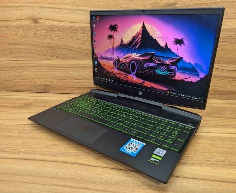 Ігровий ноутбук Б-клас HP Pavilion Gaming 15-dk1056wm / 15.6" (1920x1080) IPS / Intel Core i5-10300H (4 (8) ядра по 2.5 - 4.5 GHz) / 16 GB DDR4 / 512 GB SSD / nVidia GeForce GTX 1650, 4 GB GDDR5, 128-bit / WebCam / Windows 10 Ігровий ноутбук Б-клас HP Pavilion Gaming 15-dk1056wm / 15.6" (1920x1080) IPS / Intel Core i5-10300H (4 (8) ядра по 2.5 - 4.5 GHz) / 16 GB DDR4 / 512 GB SSD / nVidia GeForce GTX 1650, 4 GB GDDR5, 128-bit / WebCam / Windows 10