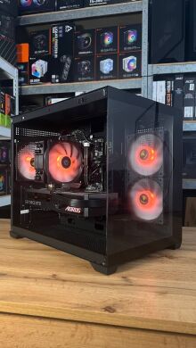 Сборка под заказ: новый игровой ПК Gamdias Aura GC10M ARGB Black Tower / AMD Ryzen 5 7500F (6 (12) ядер по 3.7 - 5.0 GHz) / 32 GB DDR5 / 1000 GB SSD M.2 / nVidia GeForce RTX 4060, 8 GB GDDR6, 128-bit / 650W