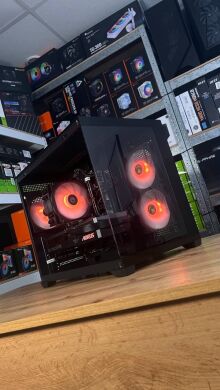Сборка под заказ: новый игровой ПК Gamdias Aura GC10M ARGB Black Tower / AMD Ryzen 5 7500F (6 (12) ядер по 3.7 - 5.0 GHz) / 32 GB DDR5 / 1000 GB SSD M.2 / nVidia GeForce RTX 4060, 8 GB GDDR6, 128-bit / 650W