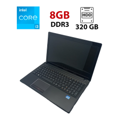 Ноутбук Lenovo G580 / 15.6" (1366x768) TN / Intel Core i3-3110M (2 (4) ядра по 2.4 GHz) / 8 GB DDR3 / 320 GB HDD / Intel HD Graphics 4000 / WebCam