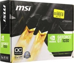 Дискретная видеокарта nVidia GeForce GT 1030 2GB GDDR5