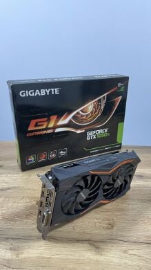 Дискретная видеокарта nVidia GeForce GTX 1050 TI G1 Gaming / 4 GB GDDR5, 128-bit / DVI, 3x HDMI, DisplayPort 