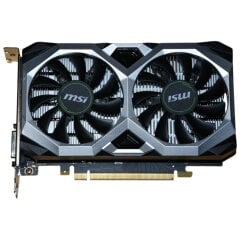 Дискретна відеокарта nVidia GeForce GTX 1650, 4 GB GDDR5, 128-bit / DVI, HDMI, DisplayPort / GTX 1650 VENTUS XS 4G OC