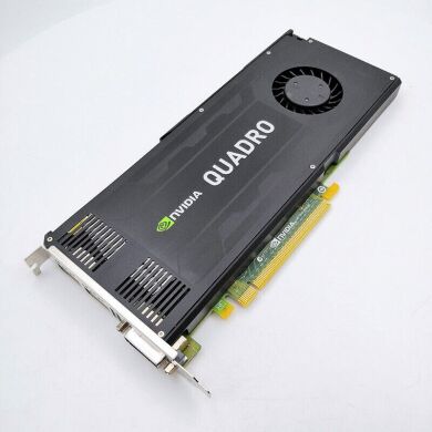 Дискретна відеокарта nVidia Quadro K4000, 3 GB GDDR5, 192-bit / DVI, DisplayPort