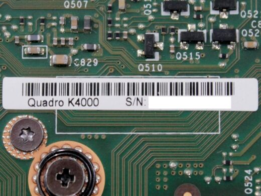 Дискретна відеокарта nVidia Quadro K4000, 3 GB GDDR5, 192-bit / DVI, DisplayPort