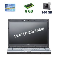 Fujitsu Celsius H710 Black / 15.6" (1920x1080) TFT IPS / Intel Core i7-2640M (2 (4) ядра по 2.8 - 3.5 GHz) / 8 GB DDR3 / 160 GB SSD / nVidia Quadro 1000m, 2 GB DDR3, 128-bit / WebCam / USB 3.0