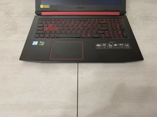 Игровой ноутбук Acer Nitro 5 AN515-53 / 15.6" (1920x1080) IPS / Intel Core i5-8300H (4 (8) ядра по 2.3 - 4.0 GHz) / 16 GB DDR4 / 256 GB SSD M.2 + 1000 GB HDD / nVidia GeForce GTX 1050 Ti, 4 GB GDDR5, 128-bit / WebCam / HDMI