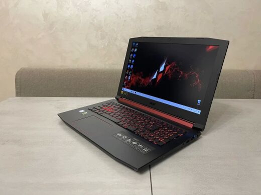 Игровой ноутбук Acer Nitro 5 AN515-53 / 15.6" (1920x1080) IPS / Intel Core i5-8300H (4 (8) ядра по 2.3 - 4.0 GHz) / 16 GB DDR4 / 256 GB SSD M.2 + 1000 GB HDD / nVidia GeForce GTX 1050 Ti, 4 GB GDDR5, 128-bit / WebCam / HDMI