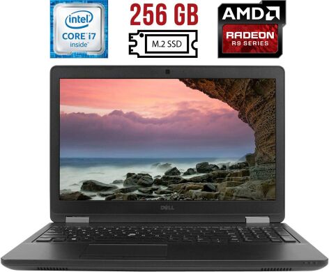 Ігровий ноутбук Б-клас Dell Precision 3510 / 15.6" (1920x1080) IPS / Intel Core i7-6820HQ (4 (8) ядра по 2.7 - 3.6 GHz) / 16 GB DDR4 / 256 GB SSD M.2 / AMD Radeon R9 M360, 2 GB GDDR5, 128-bit / WebCam / HDMI / Windows 10 ліцензія Ігровий ноутбук Б-клас Dell Precision 3510 / 15.6" (1920x1080) IPS / Intel Core i7-6820HQ (4 (8) ядра по 2.7 - 3.6 GHz) / 16 GB DDR4 / 256 GB SSD M.2 / AMD Radeon R9 M360, 2 GB GDDR5, 128-bit / WebCam / HDMI / Windows 10 ліцензія