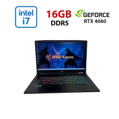 Игровой ноутбук Б-класс MSI Katana 15 B13VFK / 15.6" (1920x1080) IPS / Intel Core i7-13620H (10 (16) ядер по 3.6 - 4.9 GHz) / 16 GB DDR5 / 1000 GB SSD / nVidia GeForce RTX 4060, 8 GB GDDR6, 128-bit / WebCam