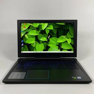 Ігровий ноутбук Dell G7 7588 / 15.6" (1920x1080) IPS / Intel Core i7-8750H (6 (12) ядра по 2.2 - 4.1 GHz) / 16 GB DDR4 / 128 GB SSD + 1000 GB HDD / nVidia GeForce GTX 1060 Max-Q, 6 GB GDDR5, 192-bit / WebCam / HDMI