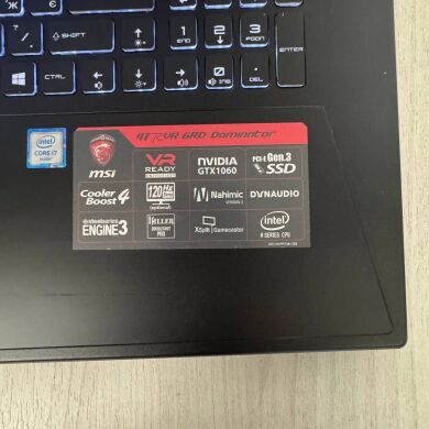 Игровой ноутбук MSI GT72VR 6RD Dominator / 17.3" (1920x1080) IPS / Intel Core i7-6700HQ (4 (8) ядра по 2.6 - 3.5 GHz) / 16 GB DDR4 / 512 GB SSD / nVidia GeForce GTX 1060, 6 GB GDDR5, 192-bit / WebCam