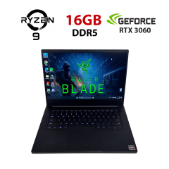 Ігровий ноутбук Razer Blade 14 RZ09-0427 / 14" (1920×1080) IPS / AMD Ryzen 9 6900HX (8 (16) ядер по 3.3 - 4.9 GHz) / 16 GB DDR5 / 1000 GB SSD / nVidia GeForce RTX 3060, 6 GB GDDR6, 192-bit / WebCam