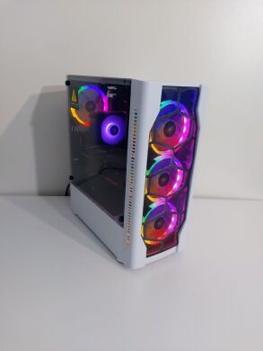 Ігровий ПК 1stPlayer D4-4R1-WH Tower / Intel Core i7-4770K (4 (8) ядра по 3.5 - 3.9 GHz) / 16 GB DDR3 / 240 GB SSD + 1000 GB HDD / nVidia GeForce GTX 1060, 6 GB GDDR5, 192-bit / 600W + Кабелі DVI та живлення