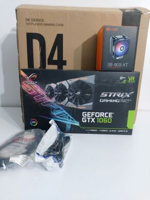 Ігровий ПК 1stPlayer D4-4R1-WH Tower / Intel Core i7-4770K (4 (8) ядра по 3.5 - 3.9 GHz) / 16 GB DDR3 / 240 GB SSD + 1000 GB HDD / nVidia GeForce GTX 1060, 6 GB GDDR5, 192-bit / 600W + Кабелі DVI та живлення