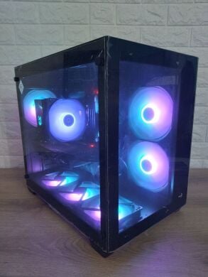 Игровой ПК AeroCool Dryft Tower / Intel Core i5-9400 (6 ядер по 2.9 - 4.1 GHz) / 28 GB DDR4 / 256 GB SSD + 500 GB SSD M.2 / nVidia GeForce GTX 1660 Super, 6 GB GDDR6, 192-bit / 600W