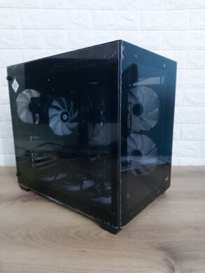 Игровой ПК AeroCool Dryft Tower / Intel Core i5-9400 (6 ядер по 2.9 - 4.1 GHz) / 28 GB DDR4 / 256 GB SSD + 500 GB SSD M.2 / nVidia GeForce GTX 1660 Super, 6 GB GDDR6, 192-bit / 600W
