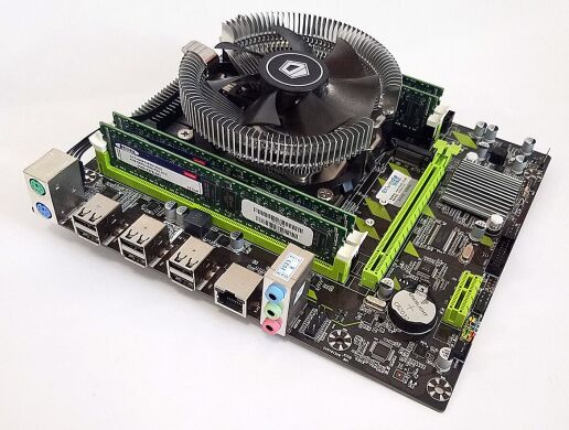Комплект: Материнська плата Envinda X79G v1.51 + Intel Xeon E5-2650 v2 (8 (16) ядер по 2.6 - 3.4 GHz) / 32 GB DDR3 / 512 GB SSD M.2 NVMe + Кулер ID-Cooling DK-01