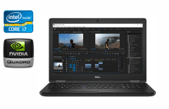 Мобільна робоча станція Dell Precision 3530 / 15.6" (1920x1080) IPS / Intel Core i7-8850H (6 (12) ядра по 2.6 - 4.3 GHz) / 16 GB DDR4 / 512 GB SSD / nVidia Quadro P600, 4 GB GDDR5, 128-bit / WebCam / Windows 10