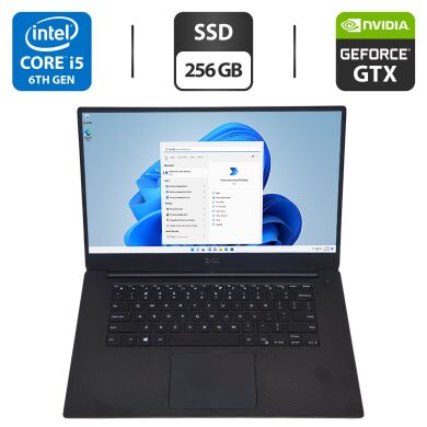 Игровой ноутбук Dell XPS 15 9550 / 15.6" (1920x1080) IPS / Intel Core i5-6300HQ (4 ядра по 2.3 - 3.2 GHz) / 16 GB DDR4 / 256 GB SSD / nVidia GeForce GTX 960M, 2 GB GDDR5, 128-bit / WebCam