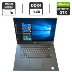 Мобильная рабочая станция Dell XPS 15 9570 / 15.6" (3840x2160) IPS Touch / Intel Core i9-8950HK (6 (12) ядер по 2.9 - 4.8 GHz) / 16 GB DDR4 / 256 GB SSD / nVidia GeForce GTX 1050 Ti, 4 GB GDDR5, 128-bit / WebCam