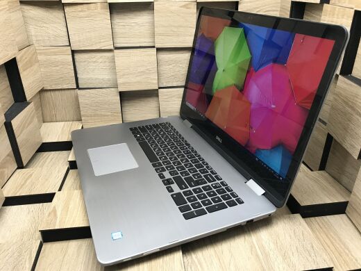 Ноутбук-трансформер Б-клас Dell Inspiron 17-7778 / 17.3" (1920x1080) IPS Touch / Intel Core i7-6500U (2 (4) ядра по 2.5 - 3.1 GHz) / 8 GB DDR4 / 480 GB SSD / nVidia GeForce 940MX, 2 GB GDDR5, 64-bit / WebCam / HDMI / Windows 10 ліцензія