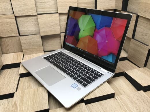 Ноутбук-трансформер HP EliteBook x360 1030 G2 / 13.3" (1920x1080) IPS Touch / Intel Core i5-7300U (2 (4) ядра по 2.6 - 3.5 GHz) / 8 GB DDR4 / 256 GB SSD M.2 / Intel HD Graphics 620 / WebCam / Fingerprint / USB 3.1 / HDMI