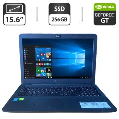 Ноутбук Asus F554L / 15.6" (1366x768) TN / Intel Core i5-4210U (2 (4) ядра по 1.7 - 2.7 GHz) / 12 GB DDR3 / 256 GB SSD / nVidia GeForce GT 820M, 2 GB GDDR3, 64-bit / WebCam / VGA