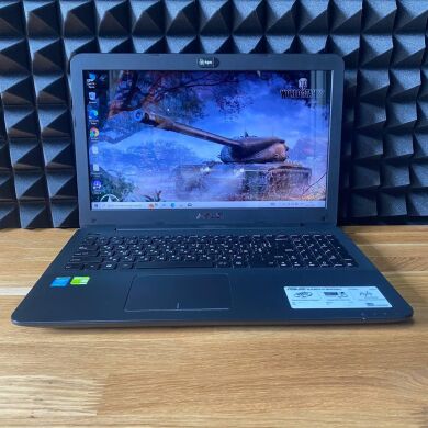 Ноутбук Asus F554L / 15.6" (1366x768) TN / Intel Core i5-4210U (2 (4) ядра по 1.7 - 2.7 GHz) / 12 GB DDR3 / 256 GB SSD / nVidia GeForce GT 820M, 2 GB GDDR3, 64-bit / WebCam / VGA