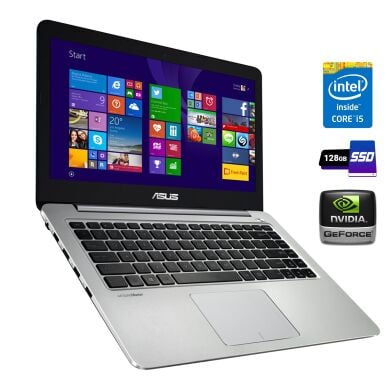Ноутбук Б-класс Asus K401L / 14" (1920x1080) TN / Intel Core i5-5200U (2 (4) ядра по 2.2 - 2.7 GHz) / 8 GB DDR3 / 128 GB SSD / nVidia GeForce 940M, 2 GB DDR3, 64-bit / WebCam / HDMI Ноутбук Б-класс Asus K401L / 14" (1920x1080) TN / Intel Core i5-5200U (2 (4) ядра по 2.2 - 2.7 GHz) / 8 GB DDR3 / 128 GB SSD / nVidia GeForce 940M, 2 GB DDR3, 64-bit / WebCam / HDMI