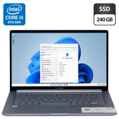 Ноутбук Б-клас Asus Vivobook S14 S403F 14 / 14" (1920x1080) IPS / Intel Core i5-8265U (4 (8) ядра по 1.6 - 3.9 GHz) / 8 GB DDR3 / 240 GB SSD / Intel UHD Graphics / WebCam