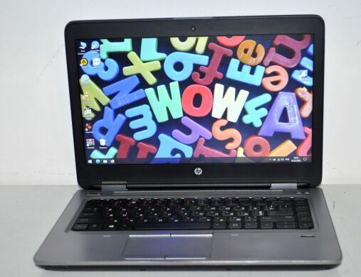 Ноутбук Б-клас HP ProBook 645 G2 / 14" (1366x768) TN / AMD A10-8700b (4 ядра по 1.8 - 3.2 GHz) / 16 GB DDR3 / 128 GB SSD / AMD Radeon R6 Graphics / WebCam / DVD-ROM / АКБ NEW / BIOS PASSWORD BOOT