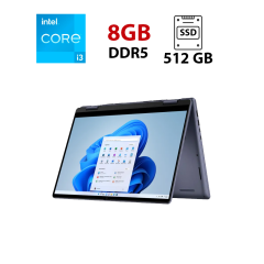 Ноутбук Dell Inspiron 7440 2in1 / 14" (1920x1080) IPS Touch / Intel Core 3 100U (2 (4) ядра по 1.2 - 4.7 GHz) / 8 GB DDR5 / 512 GB SSD / Intel Graphics Xe / WebCam