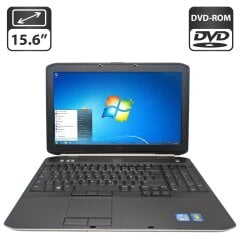 Ноутбук Dell Latitude E5520 / 15.6" (1366x768) TN / Intel Core i3-2330M (2 (4) ядра по 2.2 GHz) / 6 GB DDR3 / 320 GB HDD / Intel HD Graphics 3000 / DVD-ROM