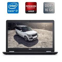 Ноутбук Dell Latitude E5570 / 15.6" (1920x1080) IPS / Intel Core i7-6600U (2 (4) ядра по 2.6 - 3.4 GHz) / 16 GB DDR4 / 512 GB SSD / AMD Radeon R7 M360, 2 GB DDR3, 64-bit / WebCam / HDMI / Windows 10