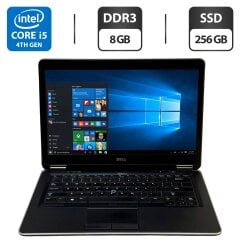 Ноутбук Б-класс Dell Latitude E7440 / 14" (1920x1080) TN / Intel Core i5-4300U (2 (4) ядра по 1.9 - 2.9 GHz) / 8 GB DDR3 / 256 GB SSD / Intel HD Graphics 4400 / WebCam