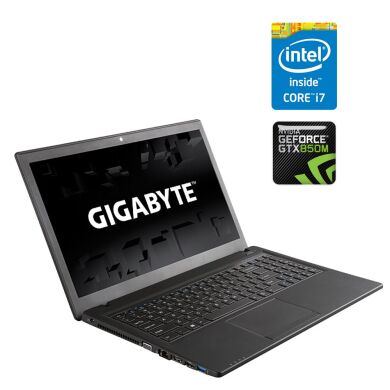 Ноутбук Gigabyte P15F v2 / 15.6" (1920x1080) TN / Intel Core i7-4710MQ (4 (8) ядра по 2.5 - 3.5 GHz) / 16 GB DDR3 / 120 GB SSD + 250 GB HDD / nVidia GeForce GTX 850M, 2 GB DDR3, 128-bit / WebCam Ноутбук Gigabyte P15F v2 / 15.6" (1920x1080) TN / Intel Core i7-4710MQ (4 (8) ядра по 2.5 - 3.5 GHz) / 16 GB DDR3 / 120 GB SSD + 250 GB HDD / nVidia GeForce GTX 850M, 2 GB DDR3, 128-bit / WebCam