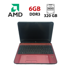 Ноутбук HP Pavilion g6-2000 / 15.6" (1366x768) TN / AMD A6-4400M (2 ядра по 2.7 - 3.2 GHz) / 6 GB DDR3 / 320 GB HDD / AMD Radeon HD 7420G / WebCam
