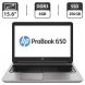 Ноутбук HP ProBook 650 G1 / 15.6" (1366x768) TN / Intel Core i5-4210M (2 (4) ядра по 2.6 - 3.2 GHz) / 8 GB DDR3 / 256 GB SSD / Intel HD Graphics 4600 / WebCam / DVD-ROM / VGA купить